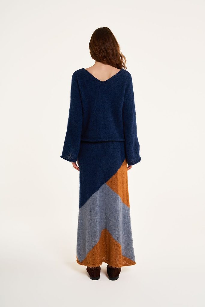 Free Matching Sweater and Skirt Knitting Pattern