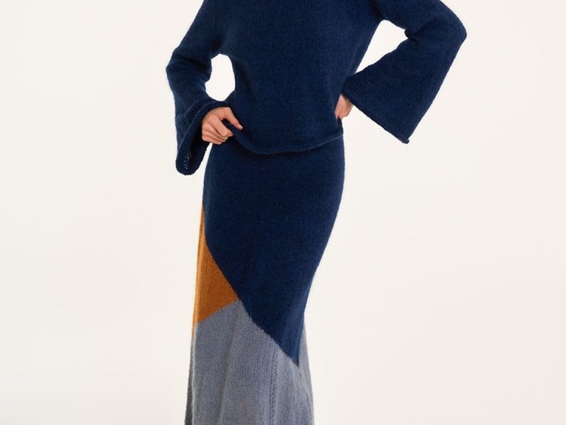 Free Matching Sweater and Skirt Knitting Pattern – Nuance