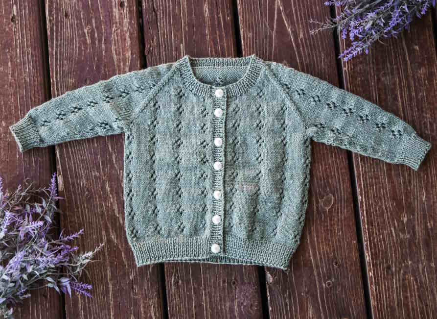 12 Free Baby Cardigan Knitting Patterns in 4 Ply Yarn