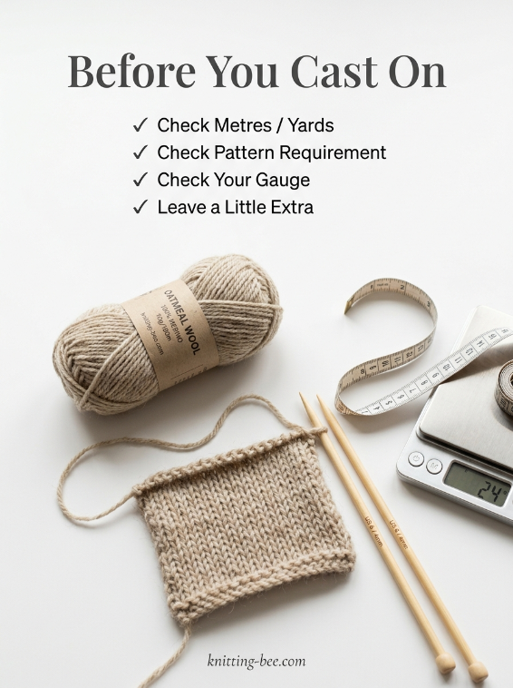 How to divide yarn evenly for socks mittens and sweater sleeves