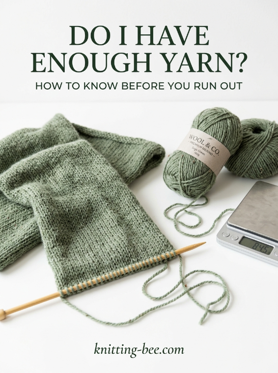 How to tell if you have enough yarn for a knitting project