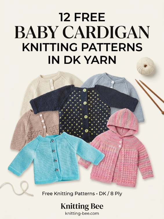 Free Baby Cardigan Knitting Patterns in DK Yarn