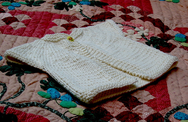 newborn short sleeve cardigan knitting pattern