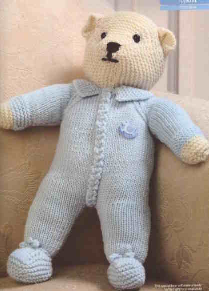 ToyKnit Teddy Bear Knitting Pattern