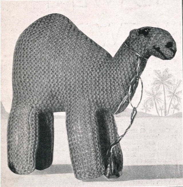 Clara Camel Vintage Knitting Pattern