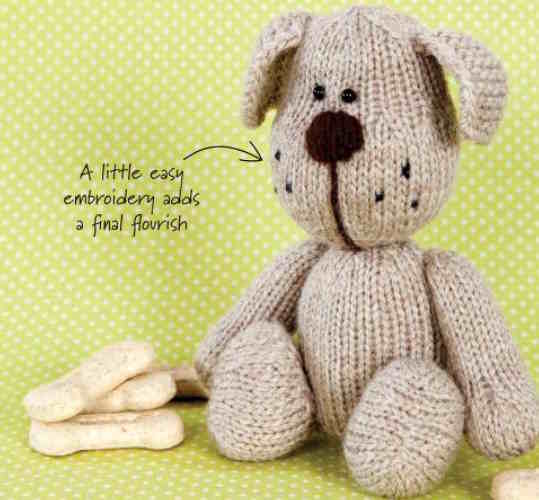 Knitted Puppy Toy