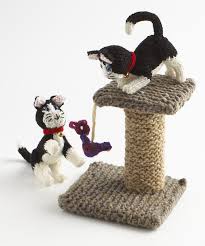 Knitted Cat Accessories – Free Knitting Pattern