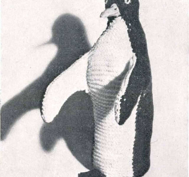 Percy the Penguin Vintage Knitting Pattern