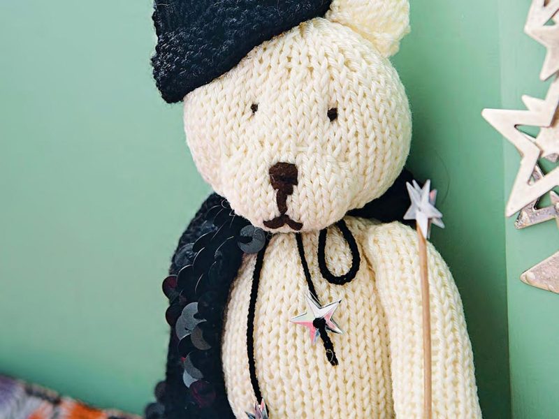 Wizard Bear Knitting Pattern