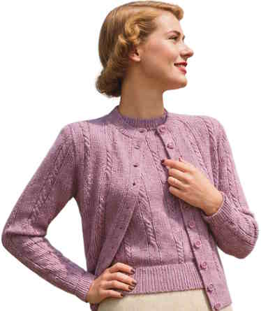 Vintage Classic Twin Set Knitting Pattern