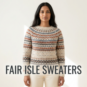 free knitting pattern for Fair Isle Sweaters