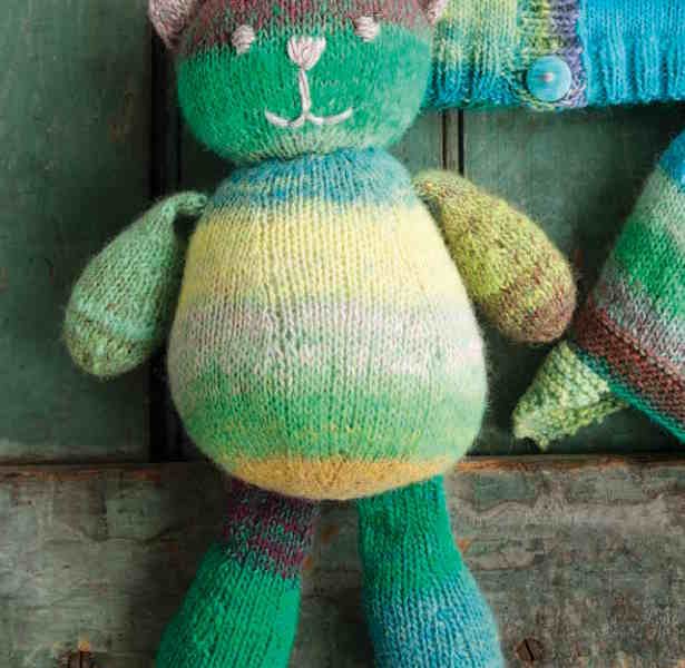 Noro Shiraito Teddy Bear Free Knitting Pattern