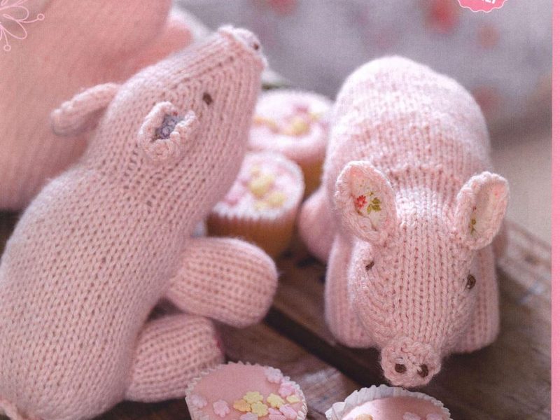 Piggy Toys Free Knitting Pattern
