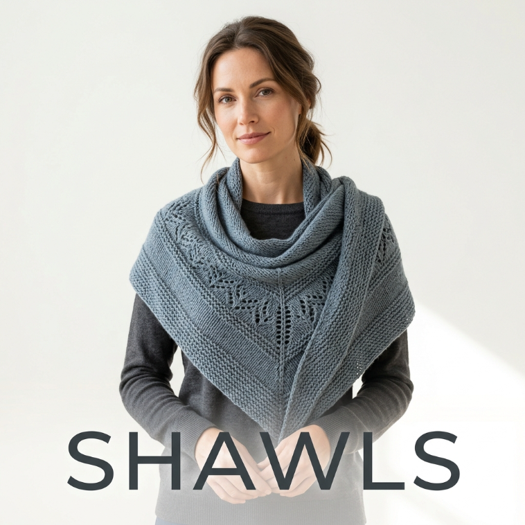 shawl knitting patterns for women